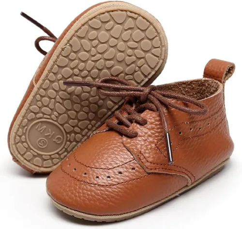 Mocasines de cuero para bebés, niños y niñas, cómodos zapatos de vestir Oxford, zapatos de boda, zapatos para primeros pasadores, zapatos de cuna