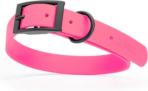 Miniatura 11 de Dogline Biothane - Collar impermeable para perro con hebilla de liberación rápida, resistente cincha de nailon recubierta con resistente y a prueba