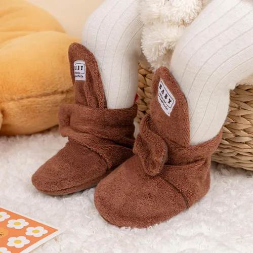 Miniatura 205 de Sawimlgy - Botines de algodón antideslizantes para recién nacido, con agarre, para cuna o para el invierno