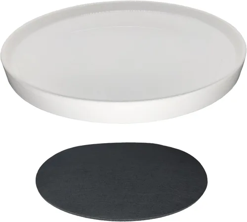 Miniatura 28 de Yukfona - 2 bandejas de cerámica para macetas, bandejas de 4 5 6 7 8 9 10 11 12 13 pulgadas para interior y exterior, resistente, duradera, base