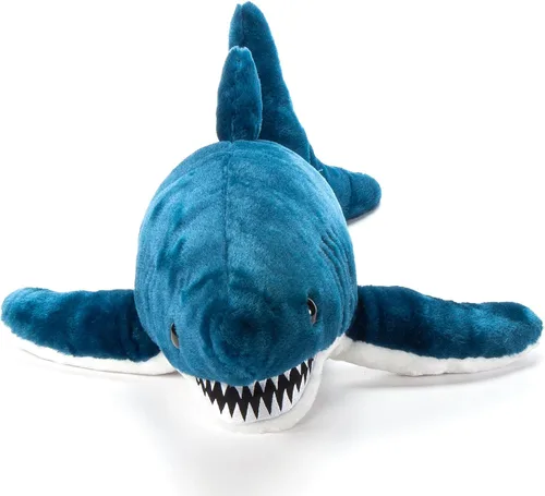 Miniatura 2 de The Petting Zoo Mako - Peluche de tiburón, regalos para niños, animales salvajes del océano Onez, juguete de peluche de tiburón de 32 pulgadas