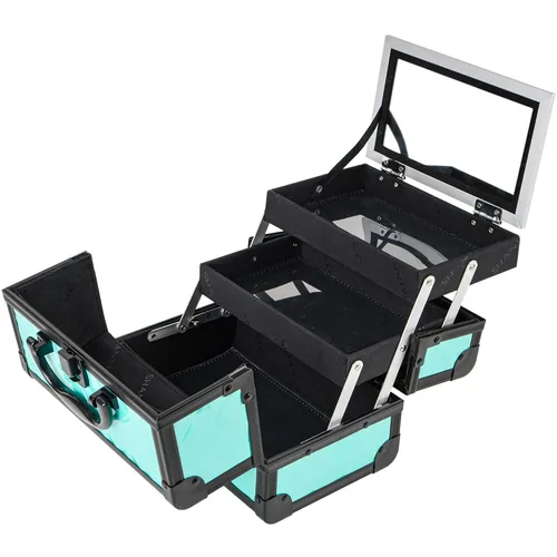 Miniatura 5 de SHANY Caja de maquillaje elegante, caja de cosméticos, estuche de maquillaje portátil, organizador de cosméticos de belleza, almacenamiento de joyas