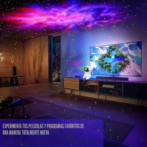 Miniatura 3 de Proyector de Estrellas de Astronauta, Luz de Galaxia Proyector de Estrellas para Niños, 8 Modos Control Remoto y Luces LED Ajustables de 270°