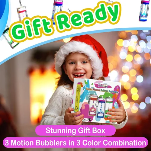 Miniatura 7 de Liquid Motion Bubbler - Juguetes sensoriales fascinantes - Llaveros antiestrés para regalos y recuerdos de fiesta