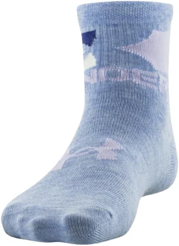 Miniatura 7 de Under Armour Girls Essential Lite - Calcetines ligeros para cuarto de galón, paquete de 6