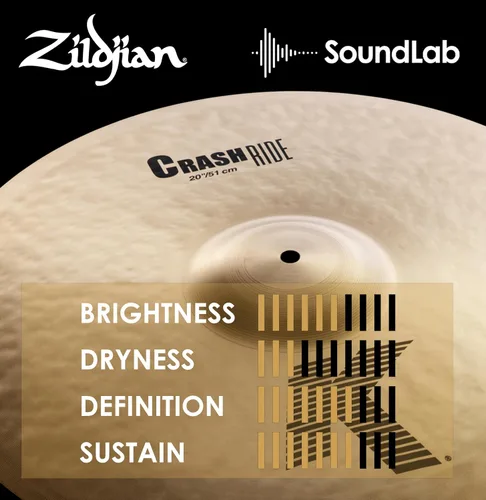Miniatura 5 de Zildjian K0810 - Platillos K Crash Ride de 20 pulgadas