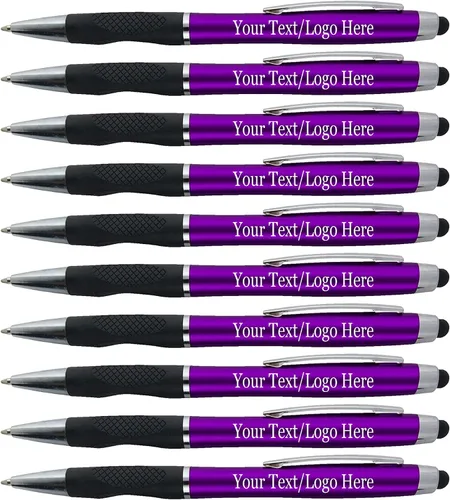 Miniatura 14 de Bolígrafos personalizados con tu logotipo o texto personalizado, paquete de 300 unidades a granel para negocios, fiestas y eventos, bolígrafo 2 en 1