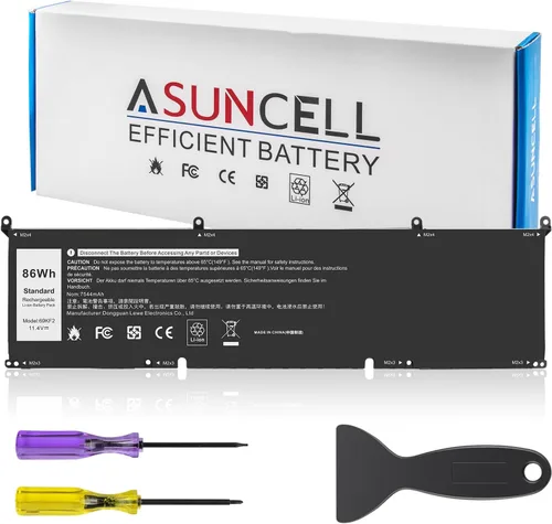 Miniatura 10 de ASUNCELL 1F22N - Batería para portátil de 15.2 V, 60 Wh, 3750 mAh, 4 celdas, compatible con Dell Alienware M15 M17 R1 G7 7590 7790 G5 5590-D2783W