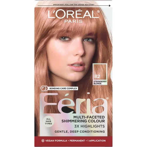 Miniatura 45 de L'Oreal Paris Feria - Tinte permanente multifacético y brillante, 60 Crystal Brown (castaño claro), paquete de 1 60 marrón claro