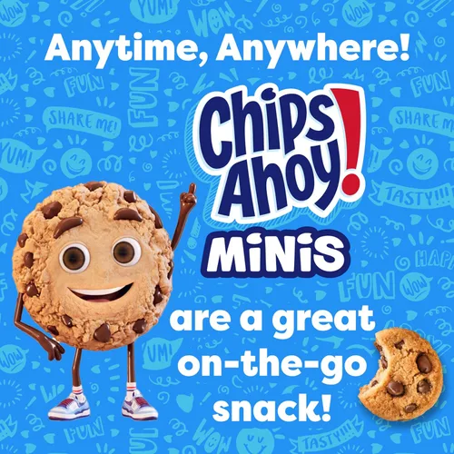 Miniatura 9 de CHIPS AHOY! Mini galletas originales con chispas de chocolate, 12 Go-Paks