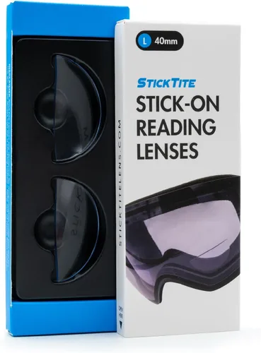 Miniatura 8 de StickTite - Gran lente bifocal adhesiva de 1.575 in que convierte instantáneamente las gafas de esquí y las máscaras de buceo en bifocales ampliados