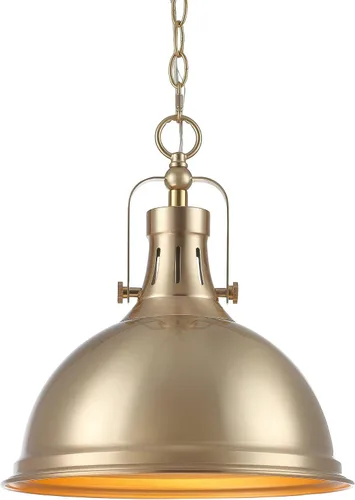 Miniatura 10 de Kira Home Belle - Lámpara colgante industrial contemporánea de 9 pulgadas, longitud ajustable + articulación giratoria de la pantalla, acabado