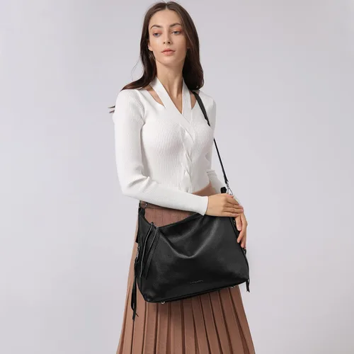 Miniatura 2 de BOSTANTEN Bolso de mano de cuero para mujer, bolsos de hombro