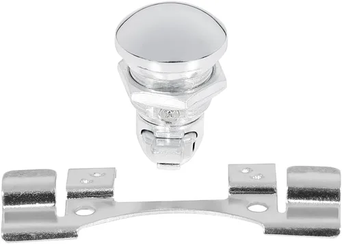 Miniatura 2 de TCT-MOTORPARTS Pestillo de puerta de combustible, botón pulsador, tapa de aceite para Harley Touring Electra Glide Street Glide Road Tri Glide Ultra