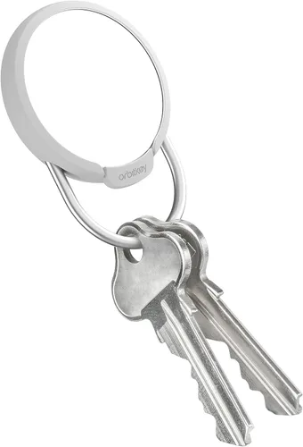 Miniatura 9 de Orbitkey Funda delgada para AirTag Fabricado con acero inoxidable y TPU Sostiene de forma segura tu Apple AirTag Se fija fácilmente a las Negro