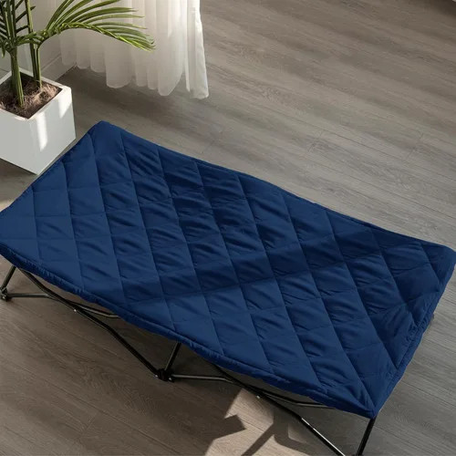Miniatura 2 de Sábana para Regalo My Cuna Cama portátil para niños pequeños, cuna de viaje Joovy (solo sábana, cama no incluida), funda acolchada para cuna de Azul