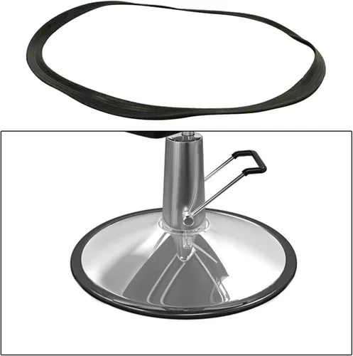 Miniatura 2 de harayaa Junta de anillo de plástico protectora para suelo con base hidráulica de salón, 22.8 pulgadas