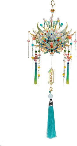 Miniatura 11 de MU Rompecabezas de metal 3D DIY Kits de modelo Phoenix Coronet Series E Yuanchu, cultura china miniatura rompecabezas de construcción DIY Sets