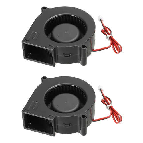 Miniatura 8 de MECCANIXITY Ventilador de enfriamiento sin escobillas DC Ventilador Enfriador 7530 2.953x2.953x1.181 in Turbina Turbo Dual Rodamiento de bolas