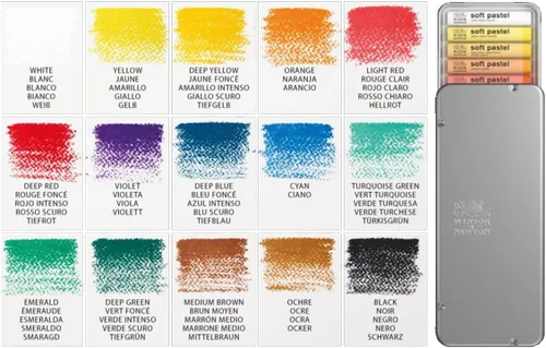 Miniatura 7 de Winsor & Newton Pasteles suaves profesionales, juego de 15