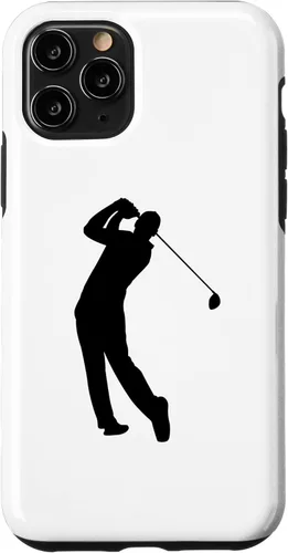 Miniatura 11 de iPhone 12 mini jugador de golf golfista con club de golf caso deportivo