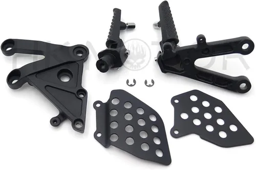 Miniatura 6 de HONGK - Soporte de clavijas de pie delantero negro compatible con Cbr600Rr 2003 2004 2005 2006 [B01C0STRSU]