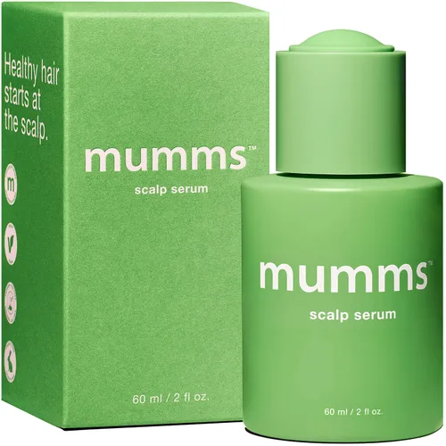 mumms Suero para el cuero cabelludo, tratamiento para el crecimiento del cabello con palma enana americana y raíz de jengibre, 2 onzas líquidas, uso