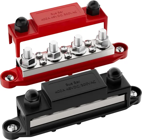 Miniatura 7 de RVBOATPAT Barra de bus mejorada de 275 A 12 V, bloque de distribución de energía de batería, audio para automóvil, barra colectora de 12 voltios CC