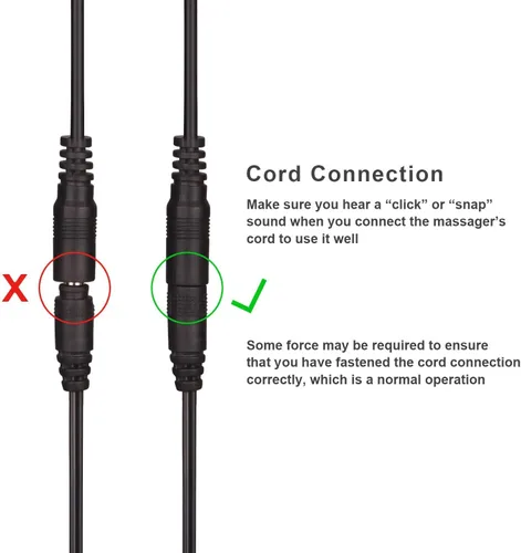 Miniatura 7 de TRIDUCNA Masajeador de cuello y espalda con calor, tejido profundo eléctrico Shiatsu con masaje de amasamiento 3D, 3 niveles de intensidad, alivio