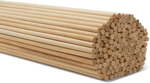 Miniatura 22 de Woodpeckers - Cañas de madera, varillas de madera de 3/16 x 30,5 cm sin acabado de madera dura para manualidades y bricolaje, 500 piezas Paquete
