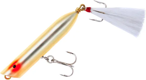 Miniatura 20 de Creek Chub Striper Strike - Señuelo de pesca de fundición larga de hundimiento lento, grado de agua salada Silver Flash