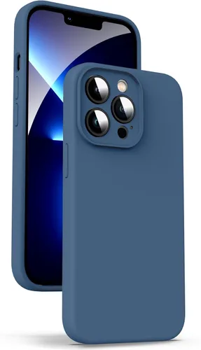Miniatura 109 de Supdeal Funda de silicona líquida para iPhone 12 Pro Max, [protección de cámara] [antihuellas dactilares] [carga inalámbrica] Funda protectora de 4