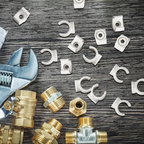 Miniatura 4 de Taiyin 2 Pieces 3/4 Inch Pex Clips Pipe Clamps Plastic Clamps 25 mm Water Pipe U Hook Pex Supports Plastic Socket to Fix Corresponding