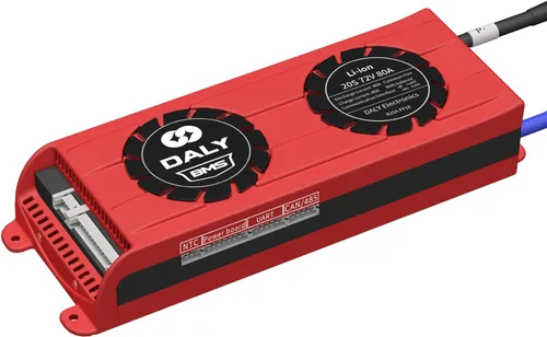 Miniatura 23 de DALY Smart BMS Li-ion 72V 20S 30A con comunicación UART, restablecimiento del módulo Bluetooth, puerto común para UPS convertidor de potencia