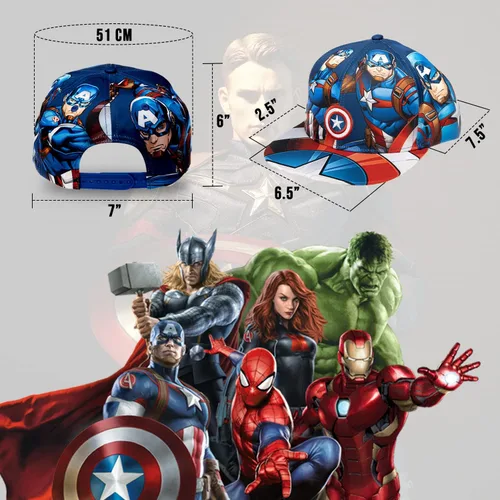 Miniatura 3 de Marvel Gorra de béisbol de los Vengadores, talla única, sombrero cómodo, regalo de los Vengadores para hombres, mercancía para hombre