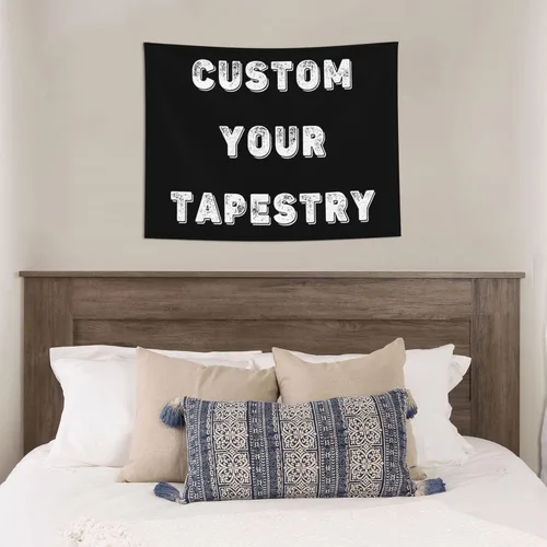 Miniatura 5 de Tapiz personalizado para cargar imágenes para colgar en la pared, telón de fondo personalizado con foto y texto, carteles personalizados
