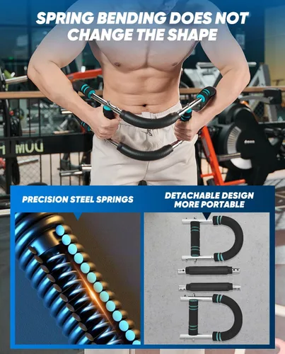 Miniatura 6 de 2026 New Saker PowerTwist Arm Trainer, Adjustable Forearm Strengthener, Arm Exercise and Chest Workout Equipment for Home Gym, for Men, Ideas for