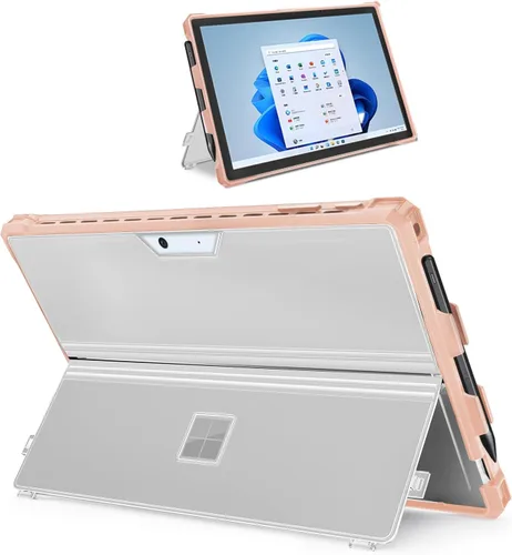 Miniatura 16 de Funda protectora resistente para Microsoft Surface Pro 7+/7/6/5/4/LTE de 12.3", con soporte para lápiz capacitivo y correa de mano, compatible