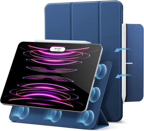 Miniatura 23 de ESR Funda para iPad Pro de 11 pulgadas, iPad Pro 11 Funda Folio (2022/2021/2020, 4ª/3ª/2ª generación), conexión magnética conveniente, soporte de 2
