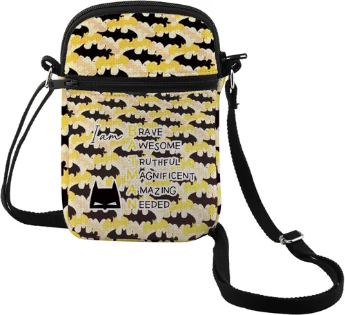 Miniatura 11 de MEIKIUP Regalos inspirados en la película de murciélagos para fanáticos, personaje de murciélago, maquillaje, bolsa de cosméticos, regalo