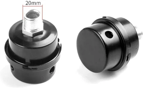 Miniatura 3 de HL018200AV Compresor de Aire Filtro Silenciador de Compresor de Aire de Metal Filtro de Admisión Silenciador de Sonido Silenciador 0.787 in Rosca