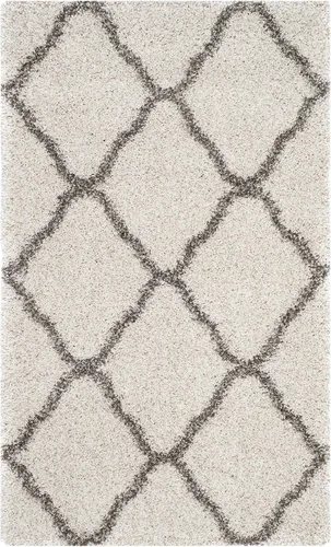 Miniatura 67 de SAFAVIEH Hudson Shag Collection - Alfombra extragrande de 11 x 15 pies, diseño de enrejado, no desprende pelusa y de fácil cuidado, 2 pulgadas