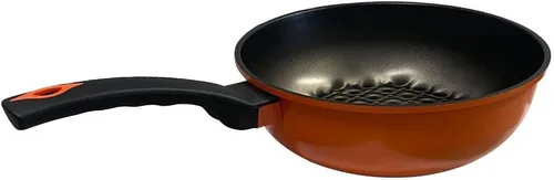 Miniatura 3 de Wok antiadherente con revestimiento de diamante 3D de 10 "(26 cm), 3.25 pulgadas de profundidad - HECHO EN COREA