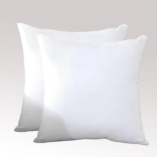 TAOSON juego de 2, 100% algodón suave, fundas de almohada cuadradas decorativas para sofá, fundas de cojín de colores sólidos con cremallera oculta,