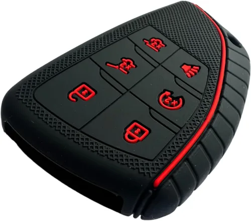 Miniatura 2 de Funda de goma de silicona para llavero compatible con Chevrolet Chevy Suburban Tahoe GMC Yukon 2020 2021 2022 2023