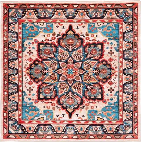 Miniatura 36 de SAFAVIEH Riviera Collection - Alfombra lavable de 2 pies 2 pulgadas x 9 pies, beige y carbón, antideslizante y fácil de limpiar, ideal para sala