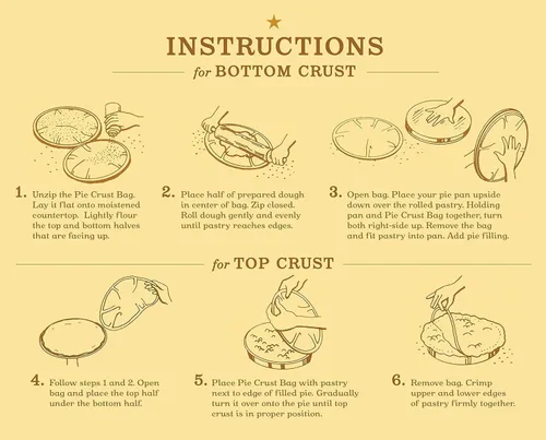 Miniatura 8 de Mrs. Anderson's Baking Easy No-Mess Bolsa para Hacer Masa de Tarta, Sin BPA, Hace Masa de 11 Pulgadas para Tartas de 8 a 9 Pulgadas