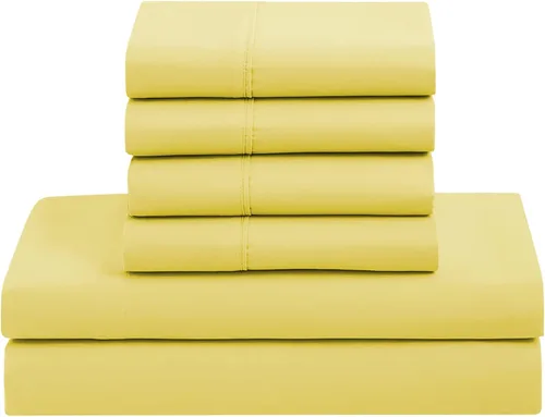Miniatura 6 de Sweet Home Collection Juego de edredón de 7 piezas de color sólido para todas las estaciones, manta alternativa de plumón suave y lujosas sábanas