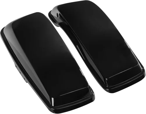 Miniatura 26 de TCT-MOTORPARTS Alforjas de mezclilla negra con tapas, bocina de 5 x 7 pulgadas, rejillas para Harley Street Glide Road King Road Glide Ultra Limited