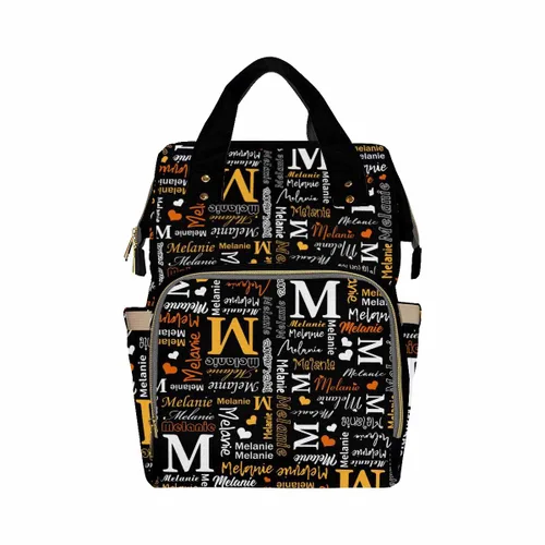 Miniatura 24 de InterestPrint Bolsa de pañales con nombre, mochila personalizada para hombres y mujeres, Color 17, Mochilas Daypack